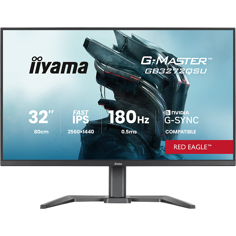 iiyama G-MASTER GB3272QSU-B1 Computerbildschirm 80 cm (31.5") 2560 x 1440 Pixel Quad HD LED Schwarz