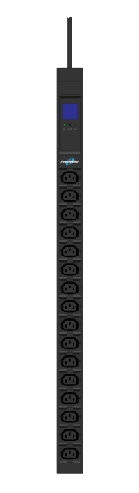 PowerWalker 10133027 Stromverteilereinheit (PDU) 16 AC-Ausgänge 0U Schwarz
