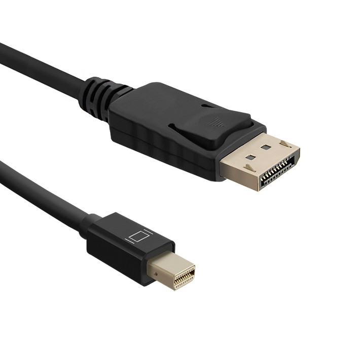 Qoltec 50434 DisplayPort-Kabel 1,8 m Mini DisplayPort Schwarz