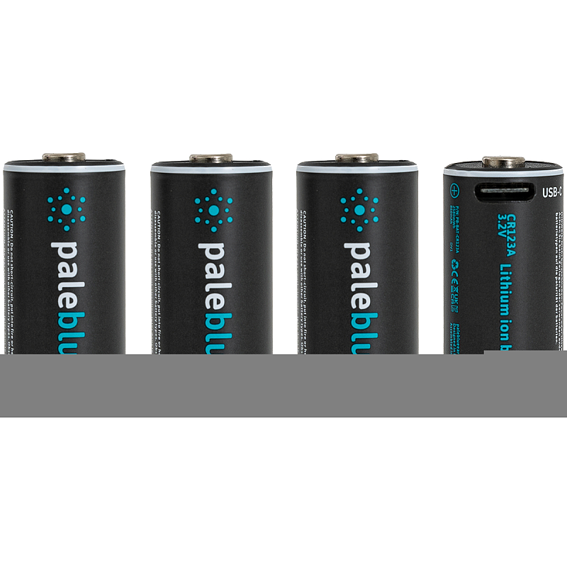 Pale Blue PB-CR123A-C Haushaltsbatterie Wiederaufladbarer Akku Lithium-Ion (Li-Ion)