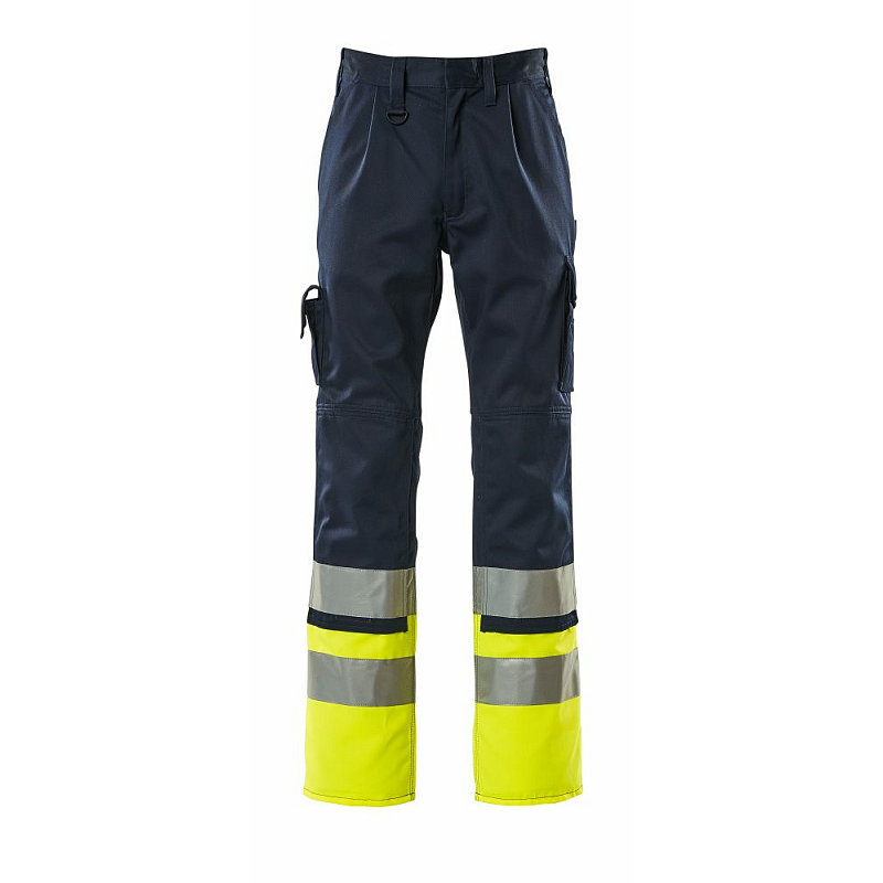 MASCOT 12379-430-0117-90C52 Hosen Navy, Gelb