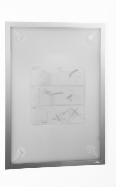 Durable DURAFRAME Wallpaper A3 Schilderhalter Silber