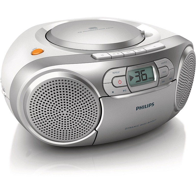 Philips CD-Soundmachine mit Kassette und Radio AZ127/12