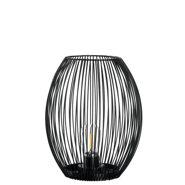LEONARDO CASOLARE Laterne LED Schwarz