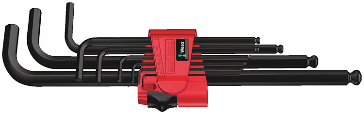 Wera 950/9 Hex-Plus 6 L-förmiger Inbusschlüssel Metrisch 9 Stück(e)