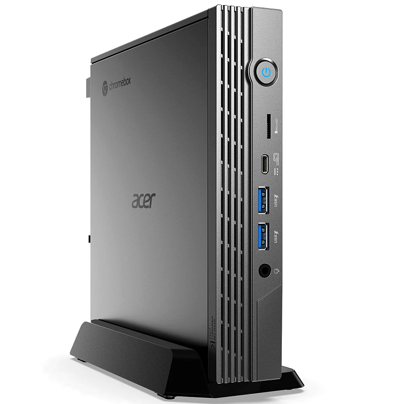 Acer Chromebox CXI5 Intel® Core™ i3 i3-1215U 8 GB DDR4-SDRAM 128 GB eMMC ChromeOS Mini PC Mini-PC Silber
