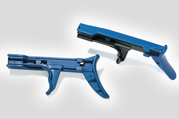 Hellermann Tyton MK21 Manuelles Verarbeitungswerkzeug Blau Kunststoff