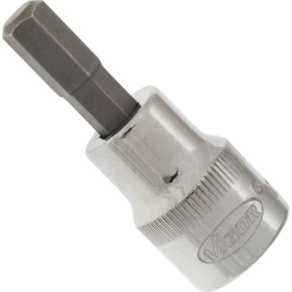Vigor V2281N Steckschlüsseleinsatz Steckschlüsselbuchse Silber