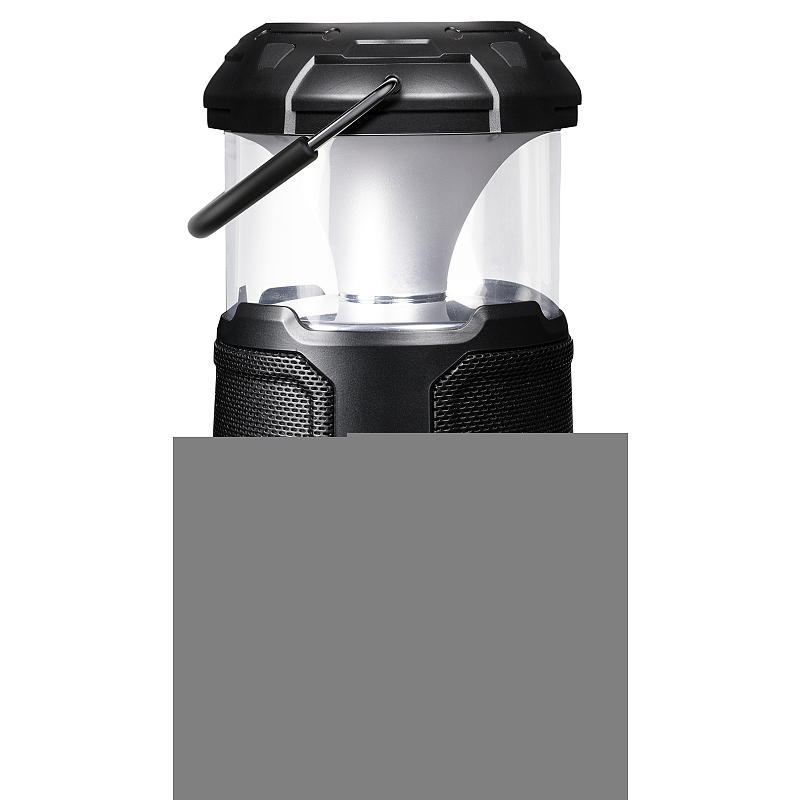 Aqiila 406038 Campinglaterne Tragbarer Stereo-Lautsprecher