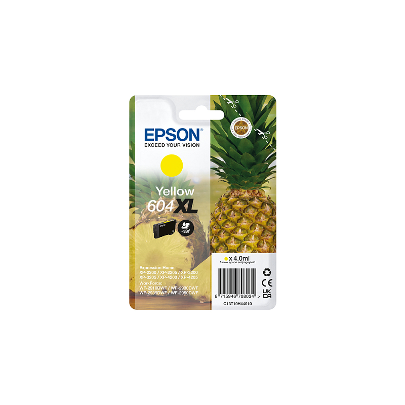 Epson 604XL Druckerpatrone 1 Stück(e) Original Hohe (XL-) Ausbeute Gelb