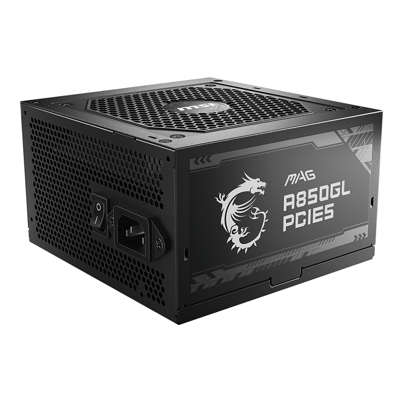 MSI MAG A850GL PCIE5 Netzteil 850 W 20+4 pin ATX ATX Schwarz