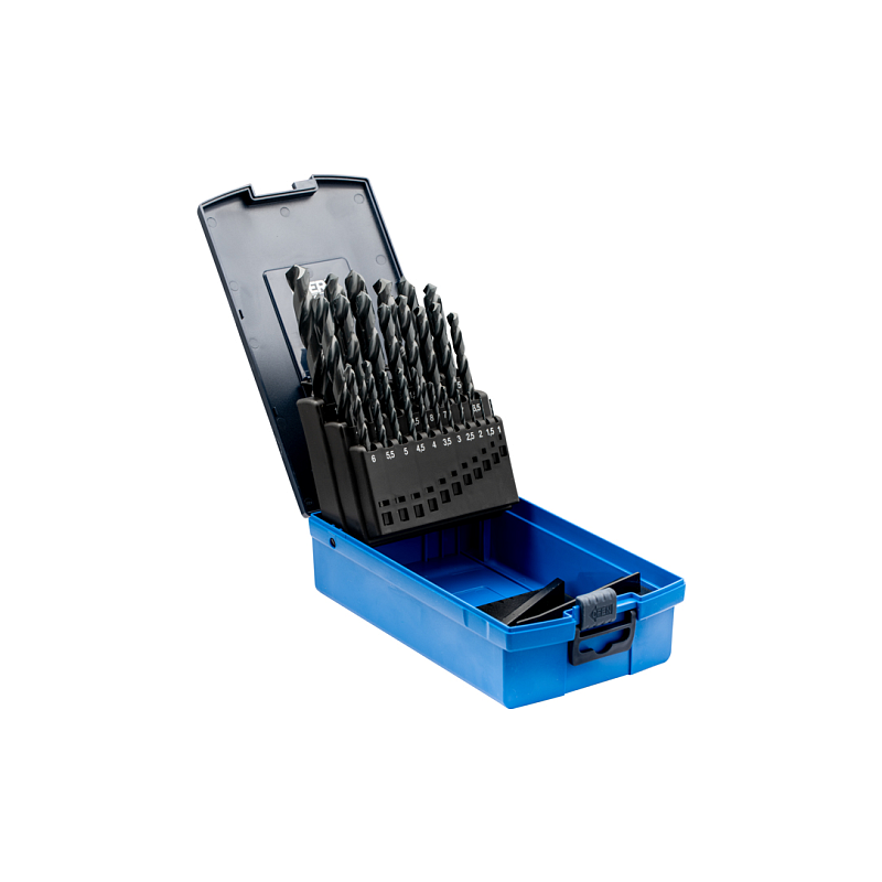 PFERD Spiralbohrer-Set 25-tlg. STEEL HSSG N DIN 338 universal