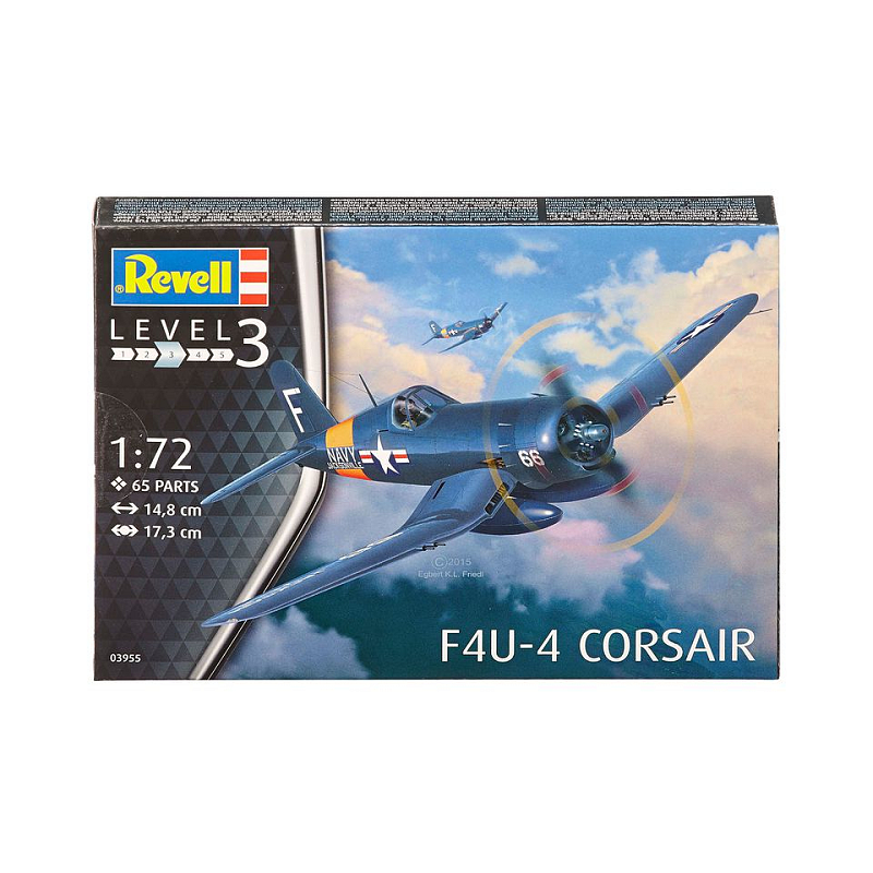 Revell F4U-4 Corsair Starrflügelflugzeug-Modell Montagesatz 1:72