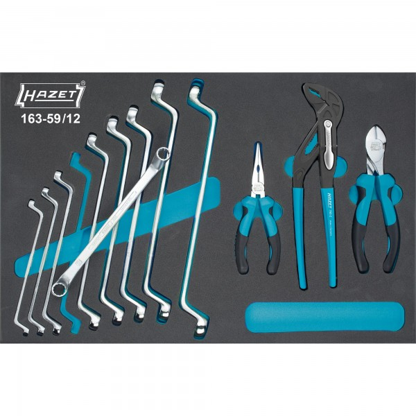 HAZET 163-59/12 Mechanik-Werkzeugsätze 12 Werkzeug
