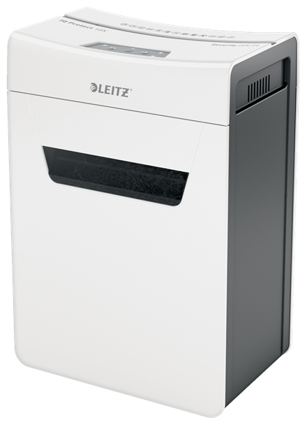 Leitz 80920000 Aktenvernichter 55 dB Grau, Weiß