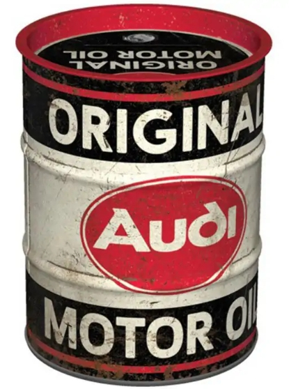 Nostalgic Art Audi Original Motor Oil Spardose Mehrfarbig Stahl