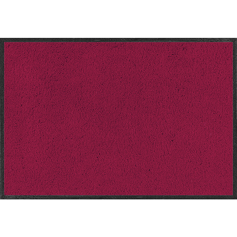 wash+dry Regal Red Dekorative Fußmatte Drinnen Rechteckig Rot