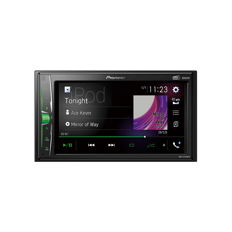 Pioneer DMH-A3300DAB Auto Media-Receiver Schwarz Bluetooth
