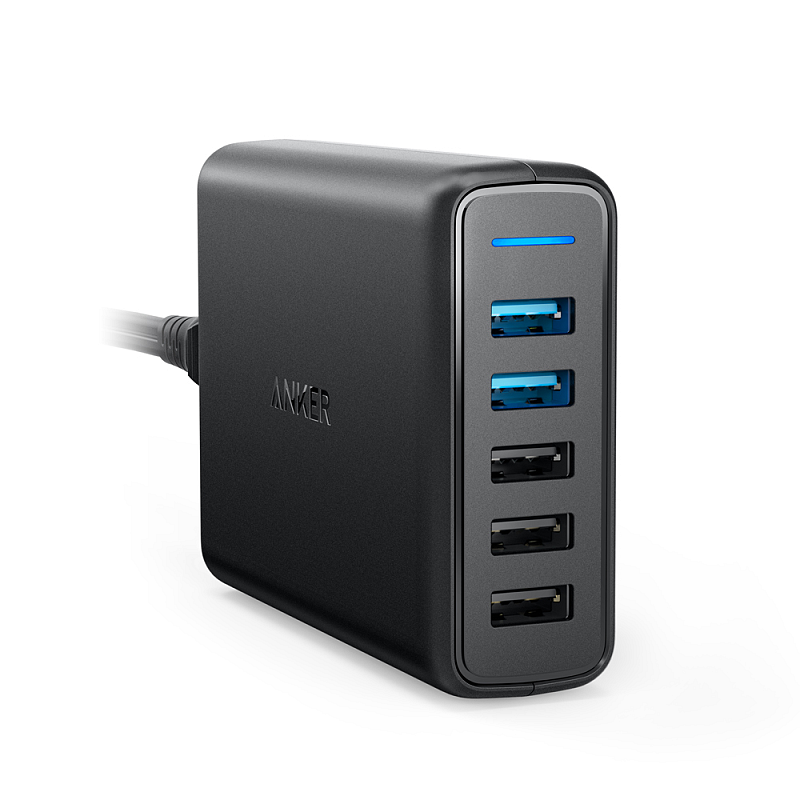 Anker PowerPort Speed 5 Universal Schwarz AC Drinnen