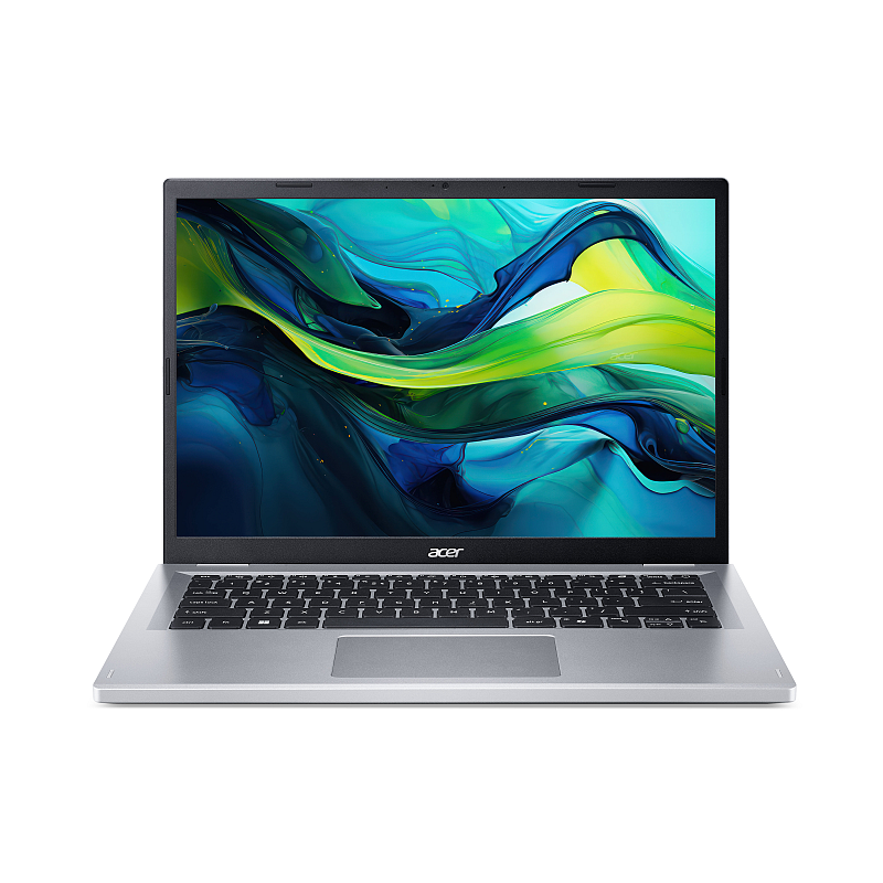 Acer Aspire AG14-32P-C5BD Intel® N N150 Laptop 35,6 cm (14") WUXGA 8 GB DDR5-SDRAM 512 GB SSD Wi-Fi 6 (802.11ax) Windows 11 Home Silber