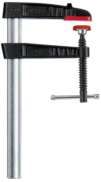 BESSEY TG30S12K Schraubzwinge F-Klammer 30 cm Aluminium, Schwarz, Rot