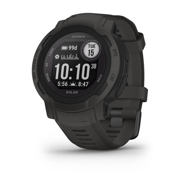 Garmin Instinct 2 Solar 2,29 cm (0.9") MIP 45 mm Digital 176 x 176 Pixel Graphit GPS