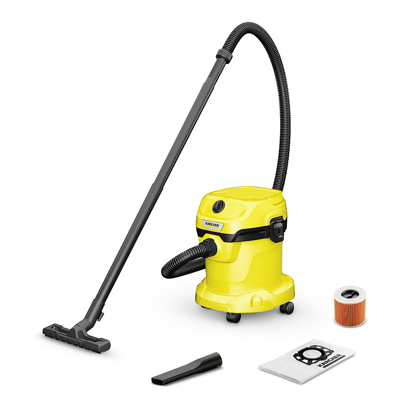 Kärcher WD 2 V-15/4/18/C 15 l Trommel-Vakuum Trocken&Nass 1000 W Staubbeutel