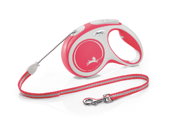 Flexi New Comfort M Cord 5 m Rot Hund Rückziehbare Leine