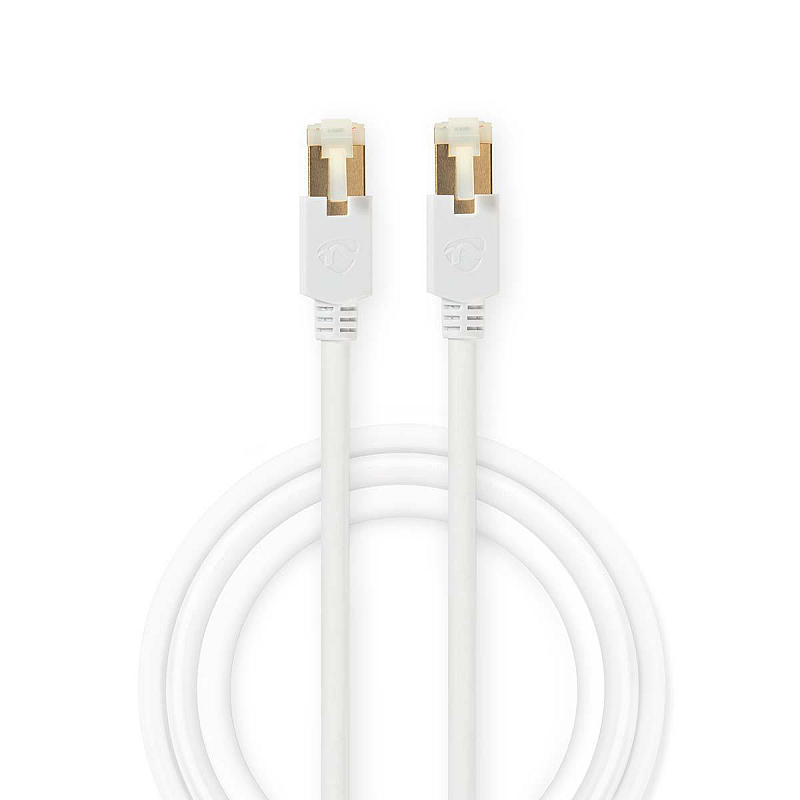 Nedis CCGB85221WT100 Netzwerkkabel Weiß 10 m Cat6 S/FTP (S-STP)