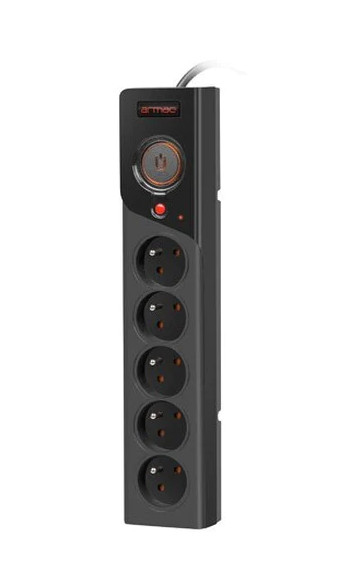 Armac Z5 Schwarz 5 AC-Ausgänge 250 V 5 m