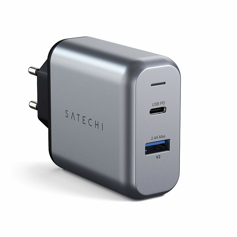 Satechi ST-MCCAM-EU Ladegerät für Mobilgeräte Universal Schwarz, Grau AC Drinnen