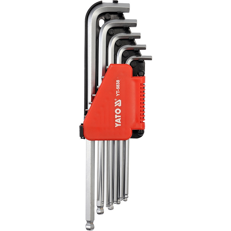 Yato YT-5838 Sechskantschlüssel L-förmiger Inbusschlüssel-Satz Imperial 12 Stück(e)