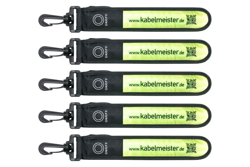 Kabelmeister GA-K001G-5 Reflektierendes Band Gelb