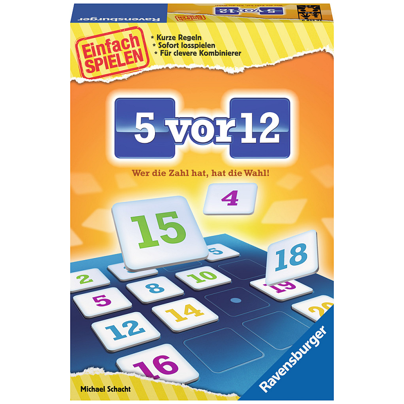 Ravensburger 5 vor 12 Brettspiel Laterales Denken