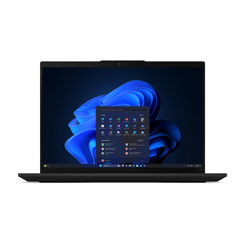 Lenovo ThinkPad L16 Gen 2 (Intel) Intel Core Ultra 7 255U Laptop 40,6 cm (16") WUXGA 32 GB DDR5-SDRAM 1 TB SSD Wi-Fi 6E (802.11ax) Windows 11 Pro Englisch Schwarz