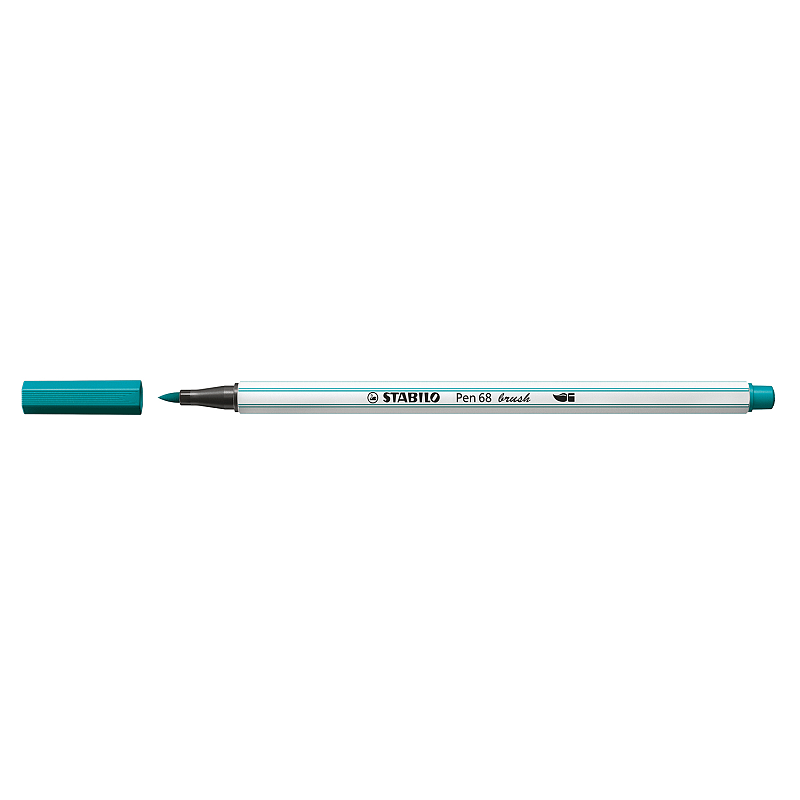 STABILO Pen 68 brush Filzstift Medium Blau, Türkis 1 Stück(e)