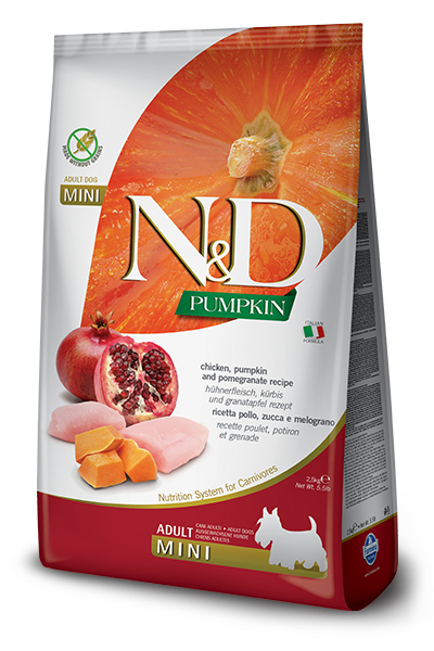 Farmina Pet Food N&D Prime 2,5 kg Adult Huhn, Granatapfel, Kürbis