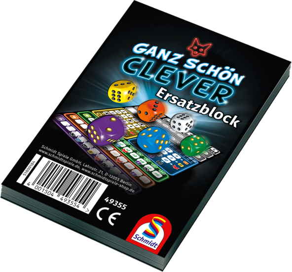 Schmidt Spiele That's Pretty Clever! Replacement Pad Brettspiel Bildend
