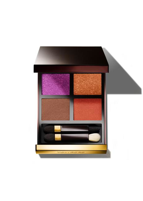 TOM FORD Eye Color Quad Lidschatten 9 g 23 African Violet Matte, Satin, Schimmer