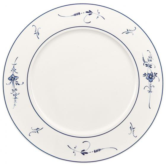 Villeroy & Boch 1023412680 Serviergeschirr Porzellan Blau, Weiß Rund Platzteller