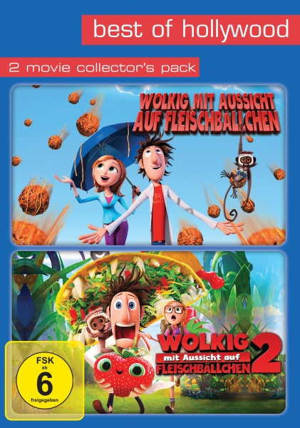 PLAION Wolkig mit Aussicht auf Fleischbällchen 1&2 (Best of Hollywood) (2 DVDs)