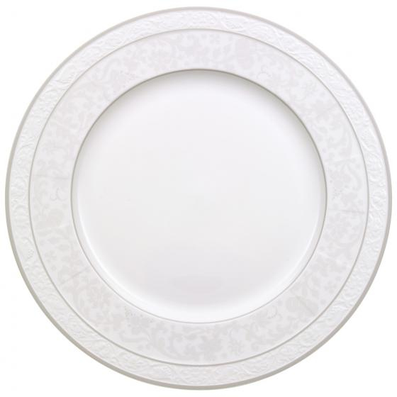 Villeroy & Boch 1043922810 Serviergeschirr Porzellan Grau, Weiß Rund Servierplatte