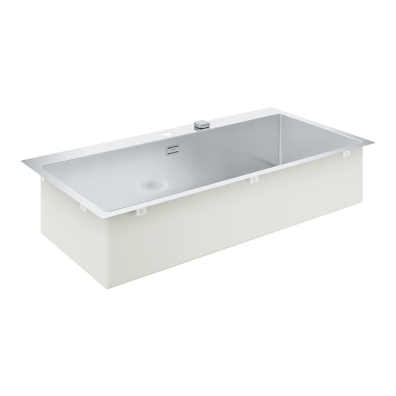 GROHE K800 120-S Aufsatzwanne Rechteckig Edelstahl