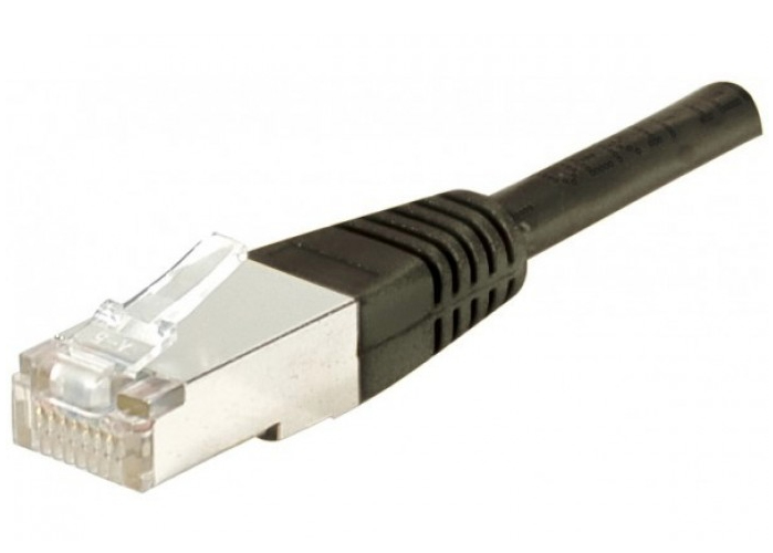 Dexlan 858381 Netzwerkkabel Schwarz 7,5 m Cat6a S/FTP (S-STP)
