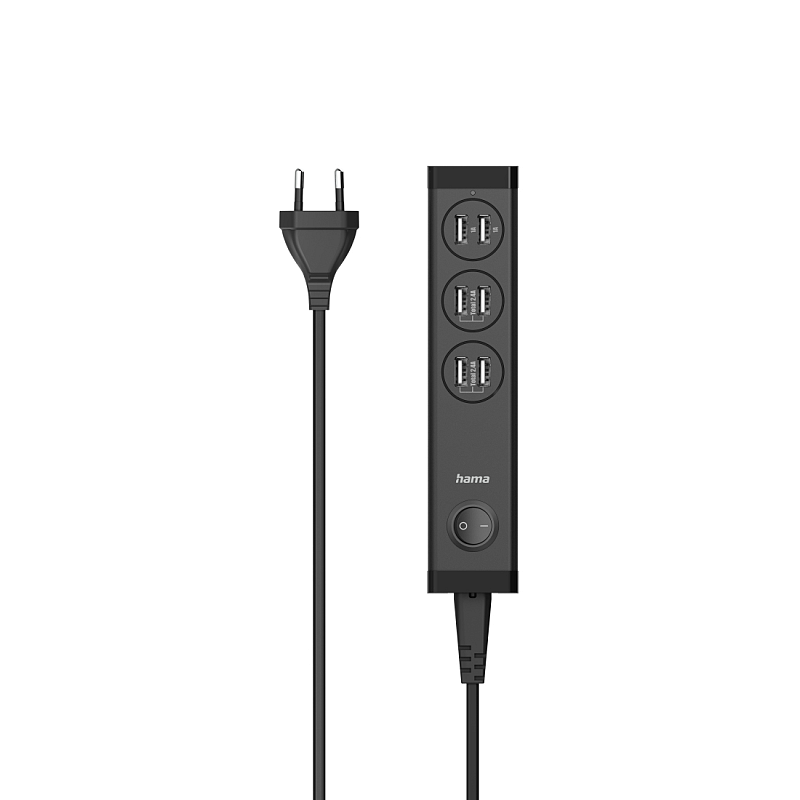 Hama 00223201 Ladegerät für Mobilgeräte MP3, MP4, Tragbare Spielekonsole, Smartphone, Tablets Schwarz AC Drinnen