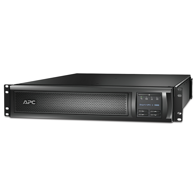 APC Smart-UPS X SMX3000RMHV2UNC - 3000VA, 8x C13 + 1x C19 Ausgang, USB, erweiterbare Laufzeit, NMC