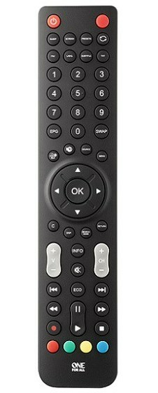 One For All URC 1921 Fernbedienung TV Drucktasten