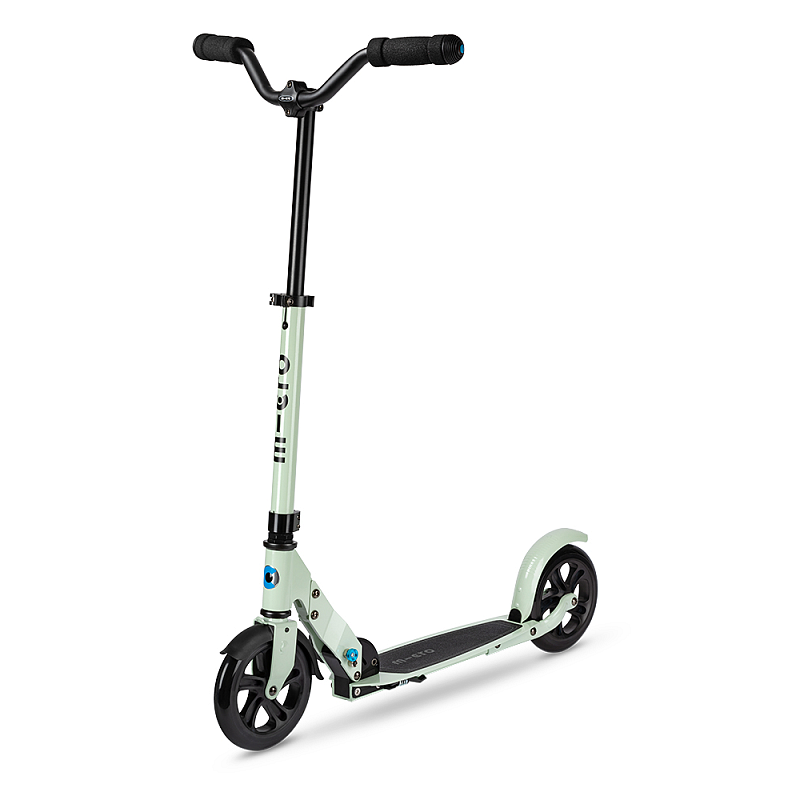 Micro Mobility Micro Speed Deluxe Clay Erwachsene Klassischer Roller Schwarz, Grün