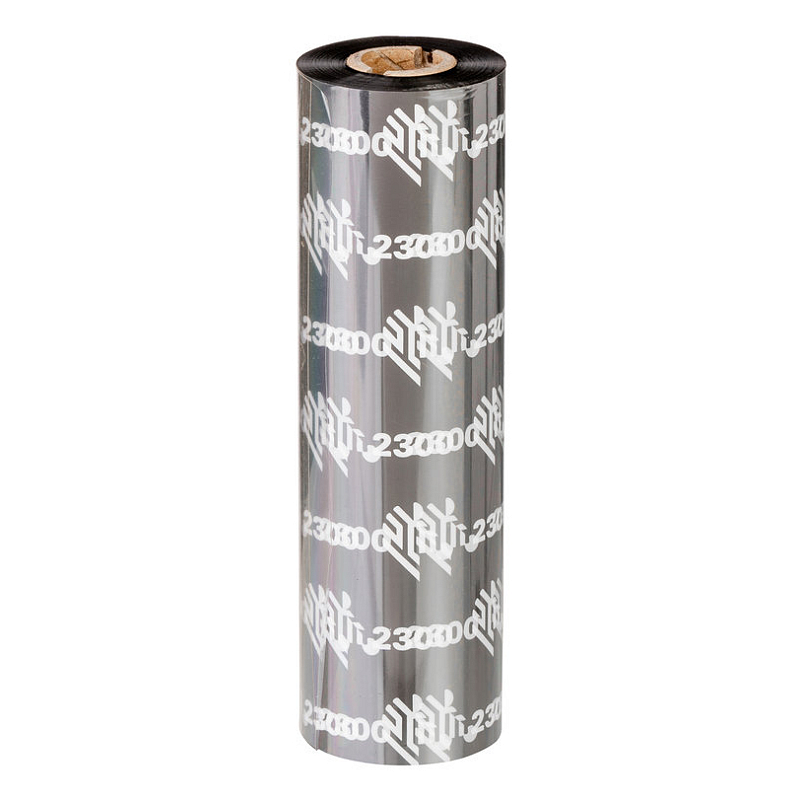 Zebra 2300 Wax Thermoband 300 m Schwarz