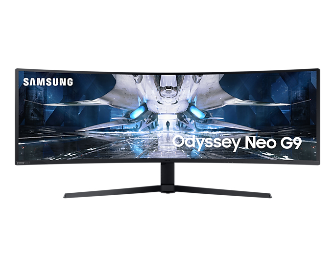 Samsung LS49AG954NU Computerbildschirm 124,5 cm (49") 5120 x 1440 Pixel 5K Ultra HD LCD Schwarz, Weiß